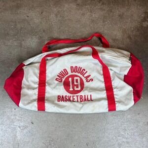 Vintage 90s David Douglas basketball duffle bag